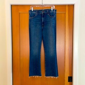 MOTHER - The Hustler Ankle Fray Jeans, Size 31